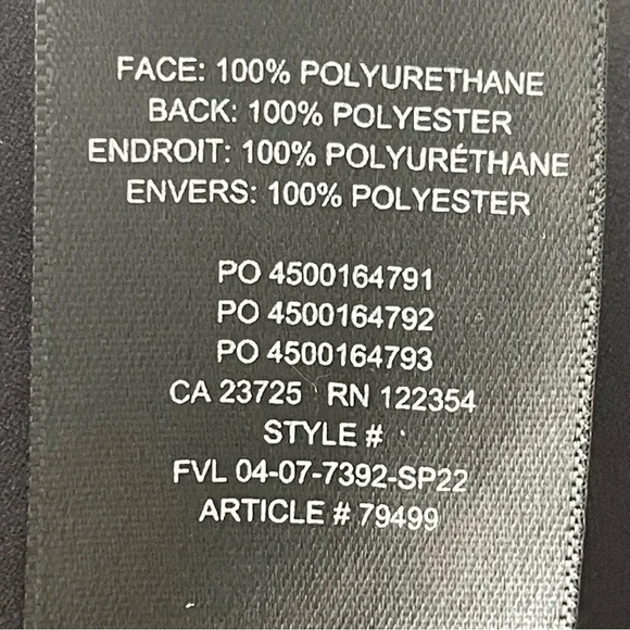 SOLD.  Aritzia Wilfred Patio Mini Skirt Vegan Leather Size 8 Black - Picture 9 of 9